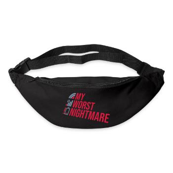 Funny my worst nightmare - Bum bag - black - Front