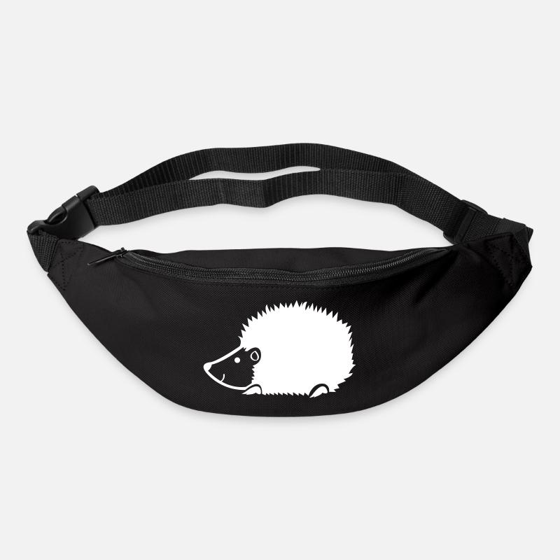 hérisson - Sac banane - noir