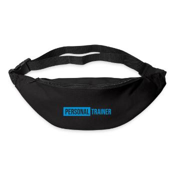 personal trainer blue color - Bum bag - black - Front