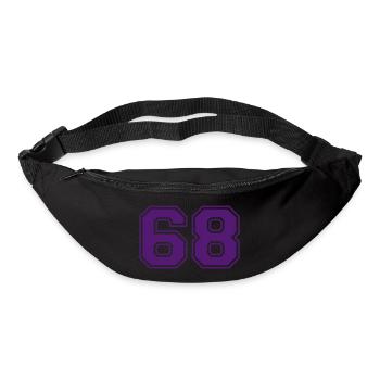68 - Gürteltasche - Schwarz - Vorne