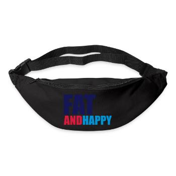 Fat & Happy - Bum bag - black - Front