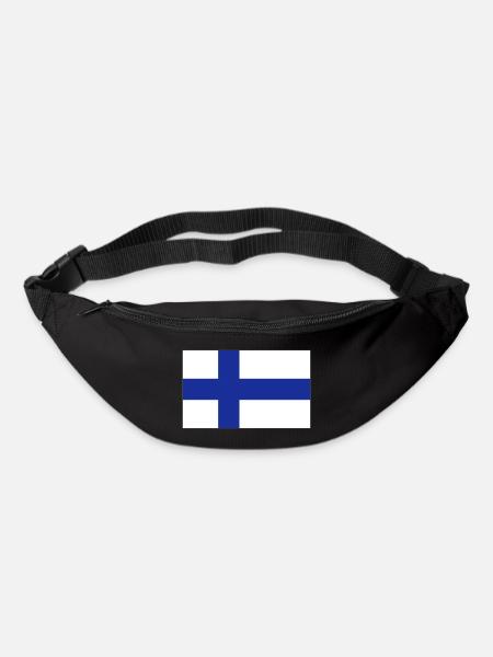 Finnland - Gürteltasche - Schwarz