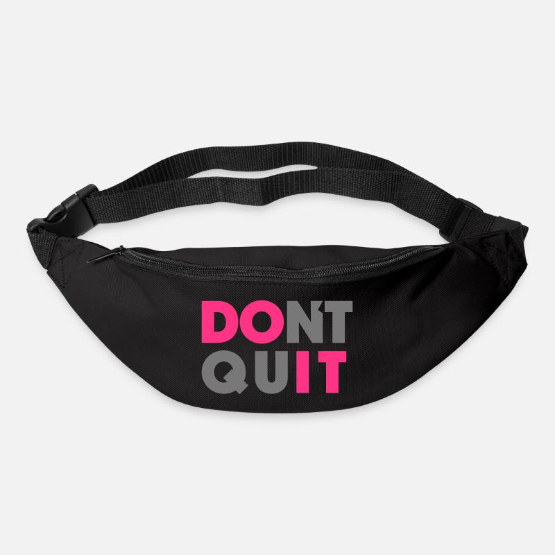 Do it Don`t Quit - Gürteltasche - Schwarz