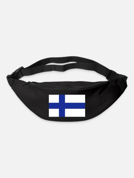 Finnland - Gürteltasche - Schwarz