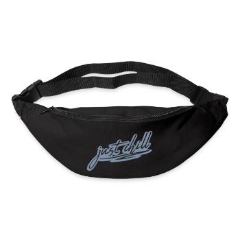Just Chill Text Logo - Gürteltasche - Schwarz - Vorne