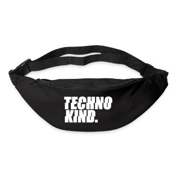 Techno Kind Rave Kultur Berlin Vinyl Progressive - Gürteltasche - Schwarz - Vorne