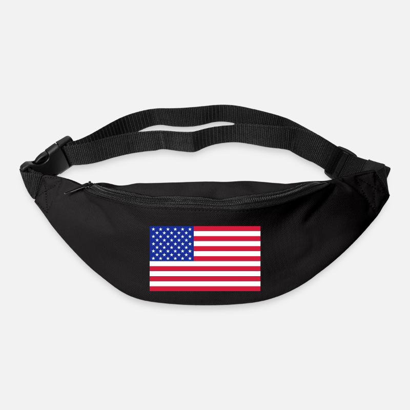 drapeau_etats_unis - Bum bag - black