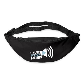 Live for Music Speaker Saying Life for Music - Bum bag - black - Front