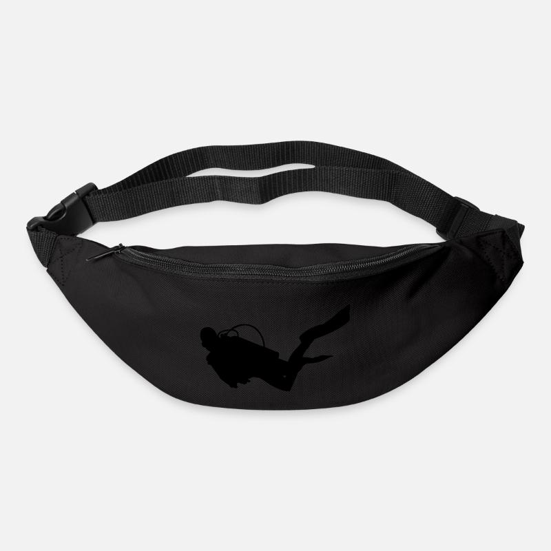 plongée - Sac banane - noir