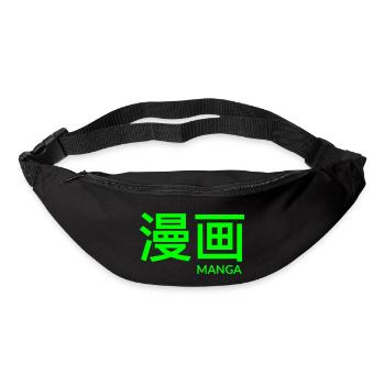 MANGA - Gürteltasche - Schwarz - Vorne