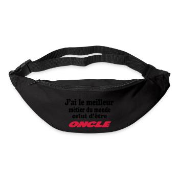 I have the best job in the world: UNCLE - Bum bag - black - Front