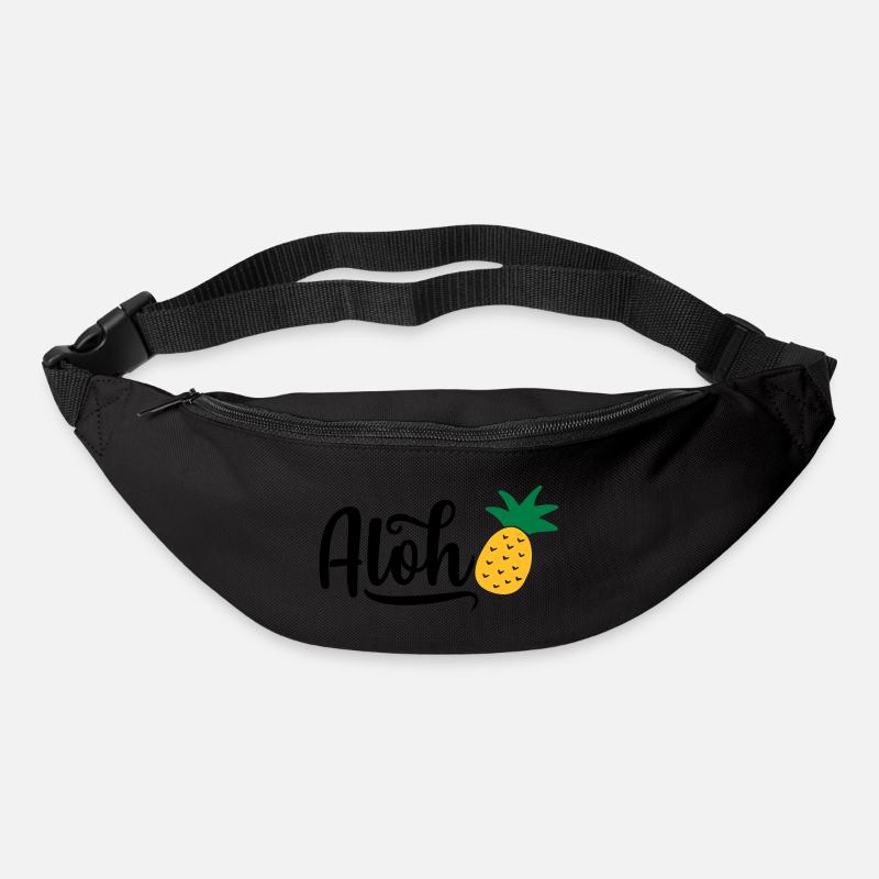 Aloha Ananas - Gürteltasche - Schwarz