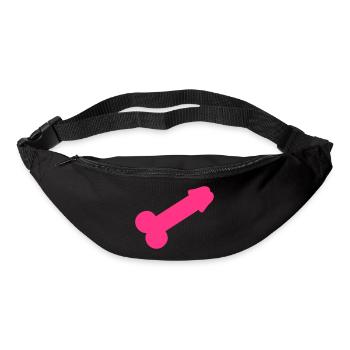 Dick - Cock - Gürteltasche - Schwarz - Vorne