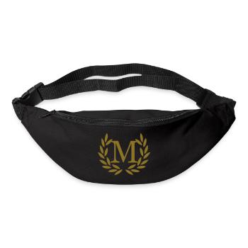 M - Buchstabe - Gürteltasche - Schwarz - Vorne