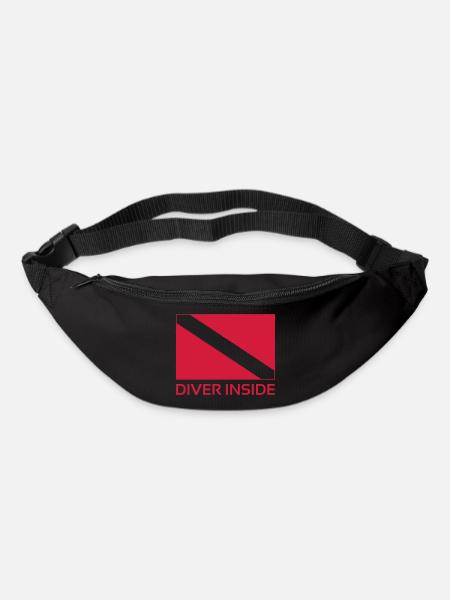 Diver Inside - Sac banane - noir