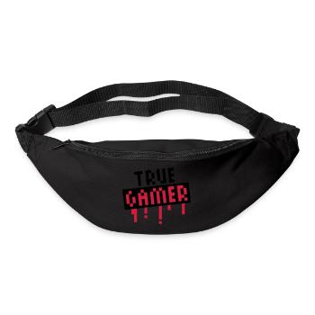 True Gamer Stamp - Sac banane - noir - Devant