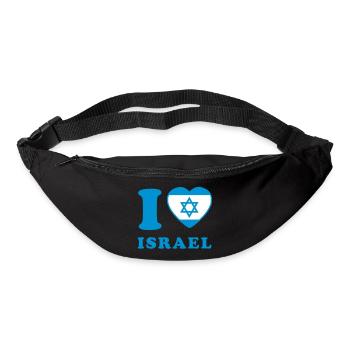 davidstern jude judentum - Gürteltasche - Schwarz - Vorne
