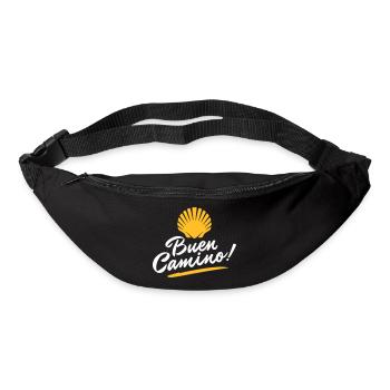 Buen Camino | Camino de Santiago | Jakobsweg - Gürteltasche - Schwarz - Vorne