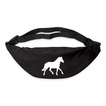 Dülmener Wildpferd Pony - Gürteltasche - Schwarz - Vorne