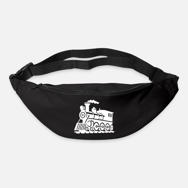 zug lokomotive - Gürteltasche - Schwarz