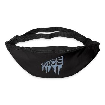 Party Design Trance Logo - Sac banane - noir - Devant