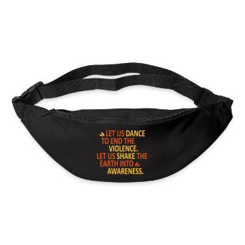 LET US DANCE - Gürteltasche - Schwarz - Vorne