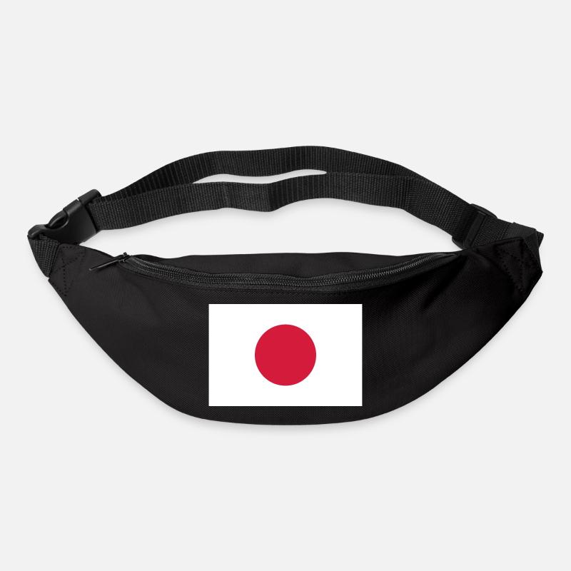 Japan Flagge - Gürteltasche - Schwarz