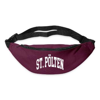St. Pölten - Gürteltasche - Burgunderrot - Vorne