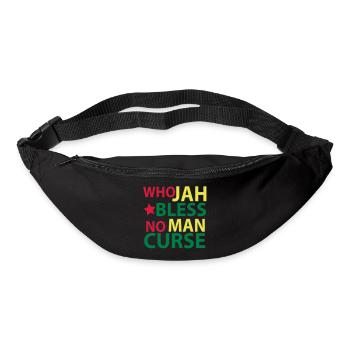 who jah bless - Gürteltasche - Schwarz - Vorne