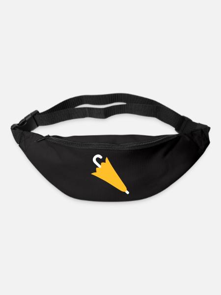 Regenschirm - Gürteltasche - Schwarz