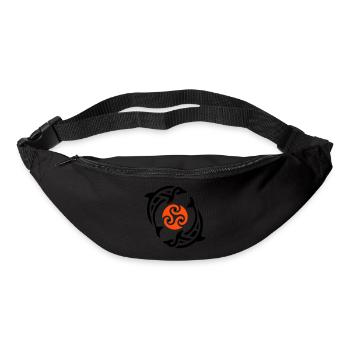 Tribal dolphins - Bum bag - black - Front