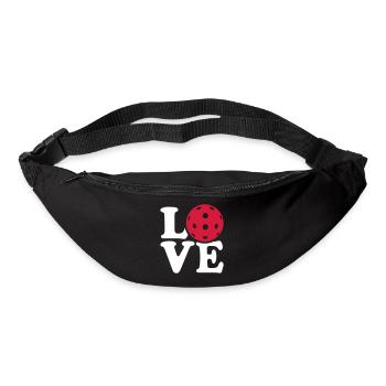Pickleball - Gürteltasche - Schwarz - Vorne