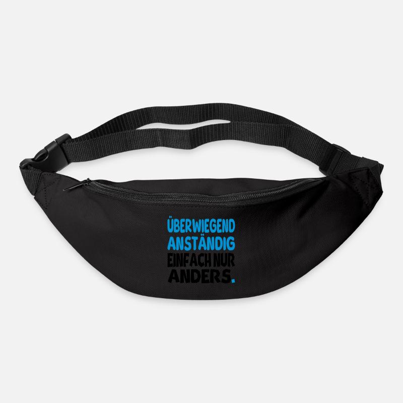 Anständig einfach nur anders II - Gürteltasche - Schwarz