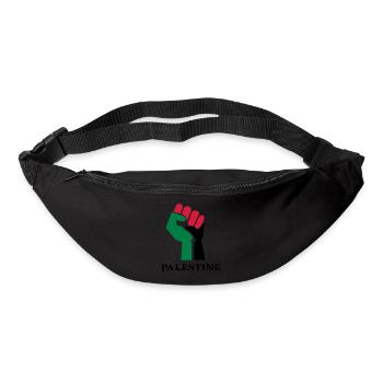 palästinensischen Symbolflagge Palästina - Gürteltasche - Schwarz - Vorne