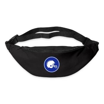 Icône Casque de football - Sac banane - noir - Devant