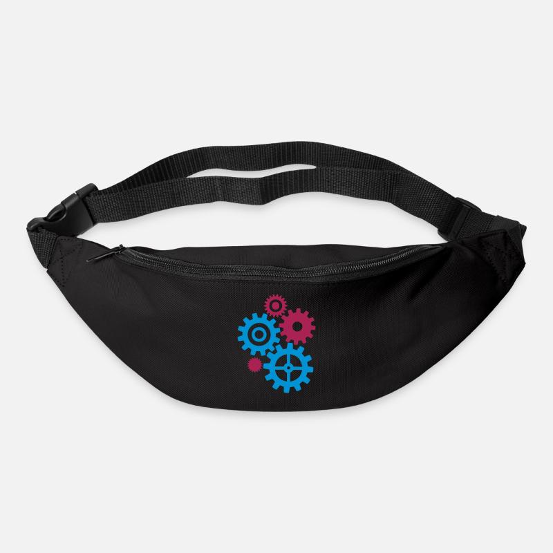 engrenage - Sac banane - noir