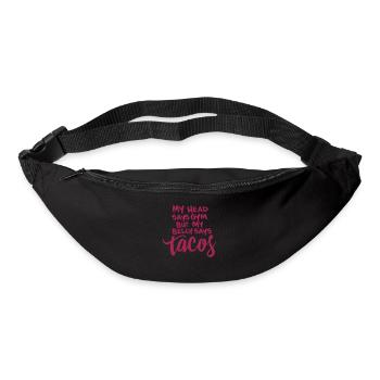 TACOS & GYM - Bum bag - black - Front