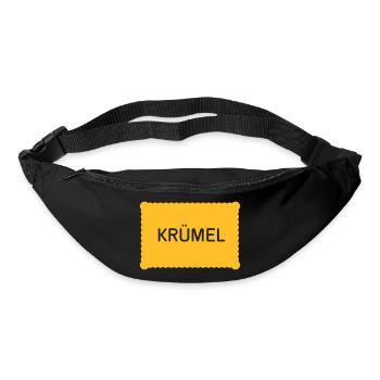Kekskrümel - Gürteltasche - Schwarz - Vorne