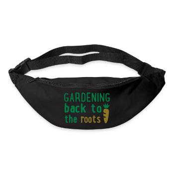 jardin - Sac banane - noir - Devant