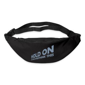 Let me overthink this - Bum bag - black - Front
