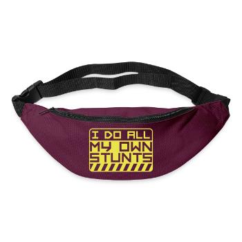 Toutes mes propres cascades - Sac banane - bordeaux  - Devant
