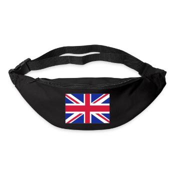 British flag - Sac banane - noir - Devant