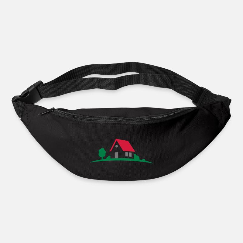 Haus - Gürteltasche - Schwarz