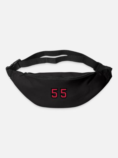 55 Zahl Symbol - Gürteltasche - Schwarz