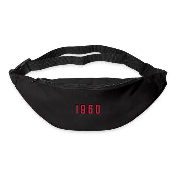 1960 Jahr Geburtstag - Gürteltasche - Schwarz - Vorne