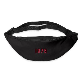 1976 year birthday - Bum bag - black - Front