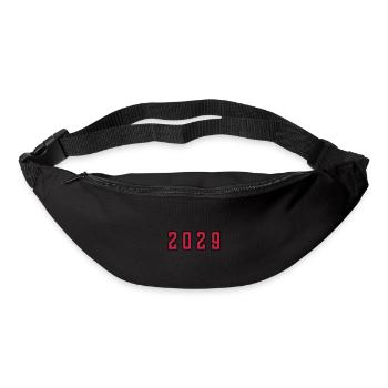 2029 year birthday - Bum bag - black - Front