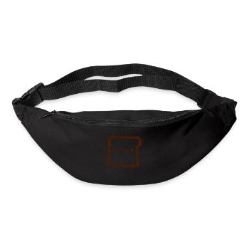 brot toast scheibe - Gürteltasche - Schwarz - Vorne