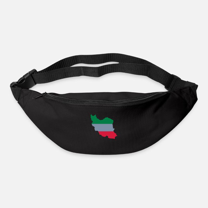iran_flagg - Gürteltasche - Schwarz