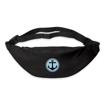 Anchor Icon - Bum bag - black - Front